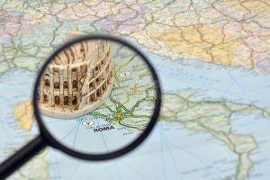 rome-italy-map-miniature-souvenir-colosseum-14298631
